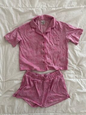 Girls butterfly pajama set